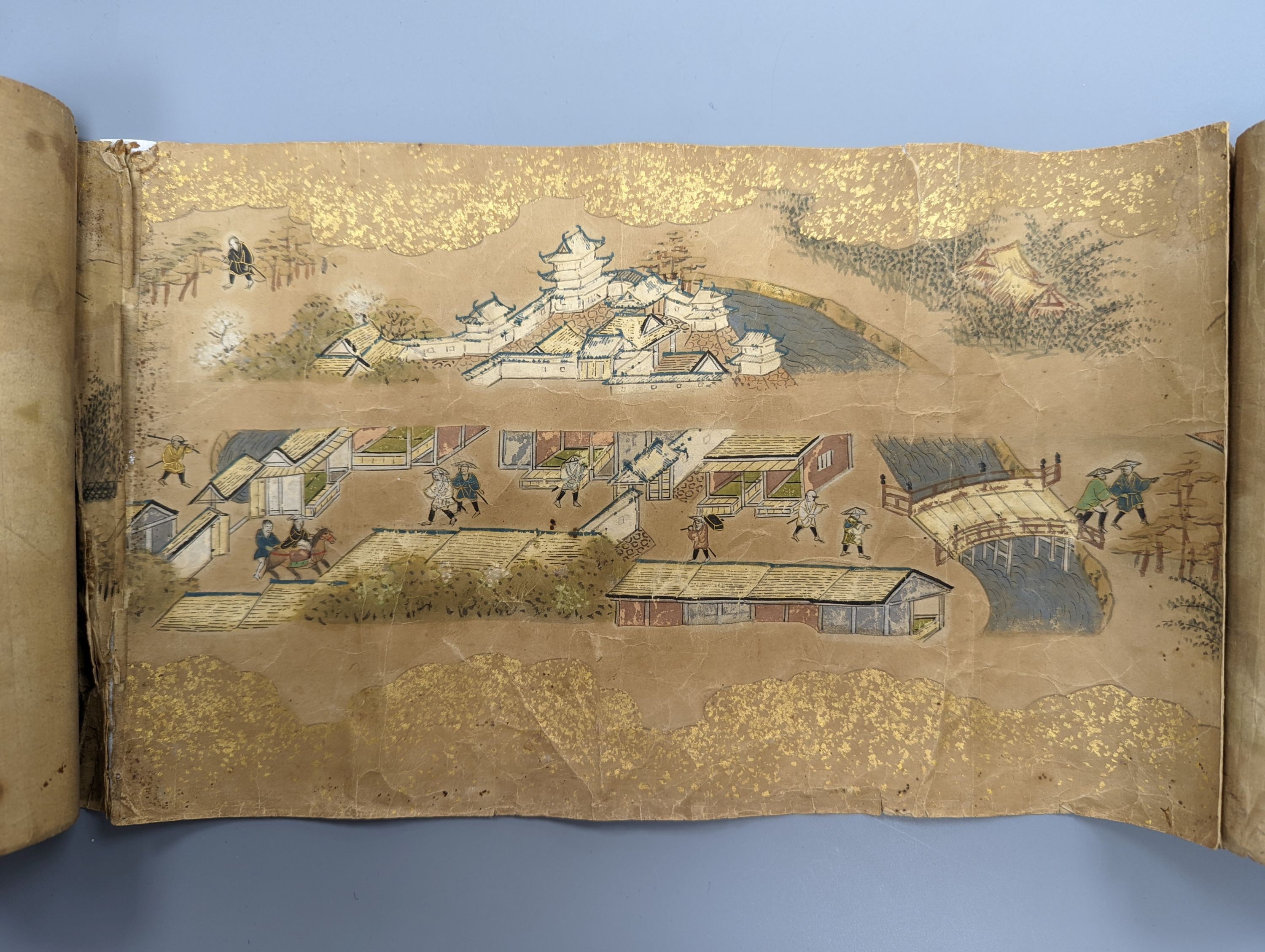 A Japanese fragment of a scroll